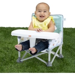 DISNEY BABY -WINNIE- Rehausseur de chaise pliable, nomade, de voyage, Léger e...