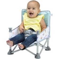 DISNEY BABY -WINNIE- Rehausseur de chaise pliable, nomade, de voyage, Léger e...