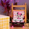 DISNEY BABY -MINNIE- Rehausseur de chaise pliable, nomade, de voyage, Léger e...