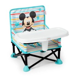 DISNEY BABY -MICKEY- Rehausseur de chaise pliable, nomade, de voyage, Léger e...