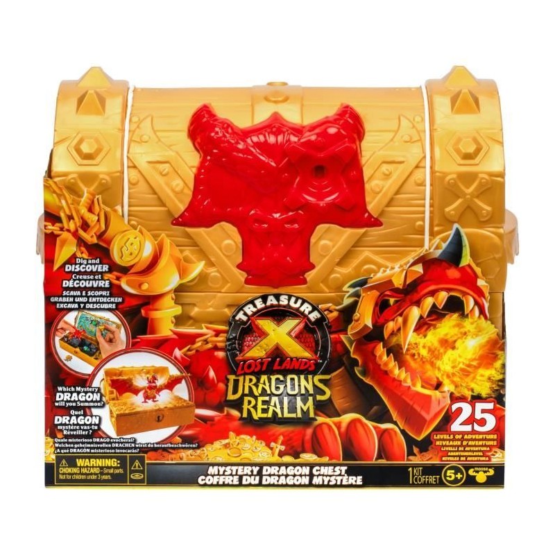 Coffre aux Trésors Dragons Realm - MOOSE TOYS - TRESOR X - Coffre