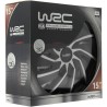 Lot de 4 enjoliveurs Bi-couleur gris & noir 15 pouces - WRC - TURBO - Look ra...