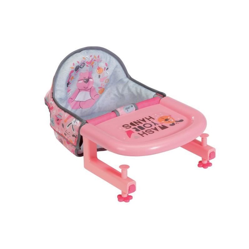 BABY BORN - Chaise haute pour poupée - Des 3 ans - Jeu d'imitation