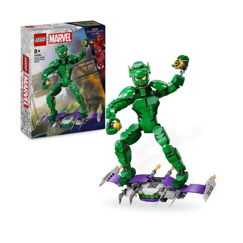 LEGO Marvel 76284 Figurine du Bouffon Vert a Construire Jouet Enfant Super-héros