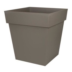 Pot de fleurs Carré 50 cm - EDA - Toscane - 87 L - 49,5 x 49,5 x H.52,5 cm - ...