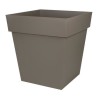 Pot de fleurs Carré 50 cm - EDA - Toscane - 87 L - 49,5 x 49,5 x H.52,5 cm - ...