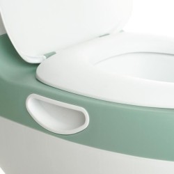 Mini toilette - THERMOBABY - Vert Sauge - Confortable avec bruit de chasse d'eau