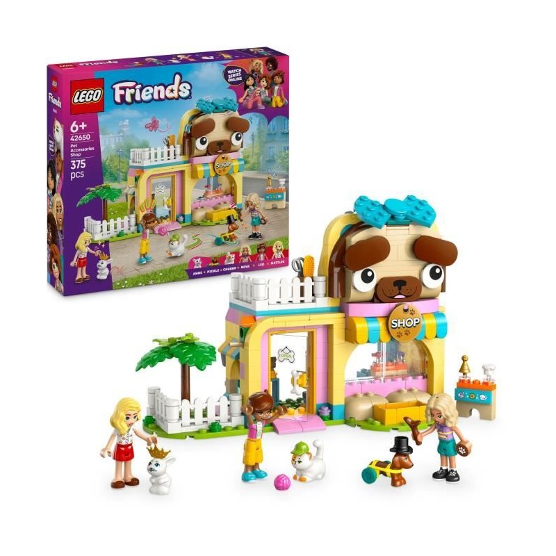 LEGO Friends 42650 Boutique d'Accessoires pour Animaux de Compagnie - Jouet e...