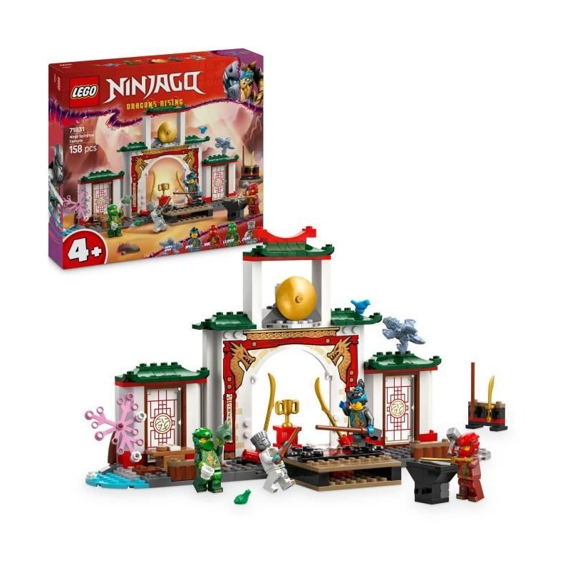 LEGO NINJAGO 71831 Le temple de Spinjitzu des Ninjas - Jouet dragon pour enfa...