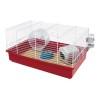 Cage hamster 46*29*23 cm- Une roue, une mangeoire, une maisonnette, un abreuv...