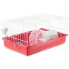 Cage hamster 46*29*23 cm- Une roue, une mangeoire, une maisonnette, un abreuv...