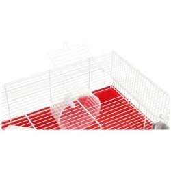 Cage hamster 46*29*23 cm- Une roue, une mangeoire, une maisonnette, un abreuv...