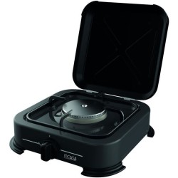 Réchaud a gaz d'extérieur 1 feu - INCASA - 016464 - 2,2 kW - Noir - Camping