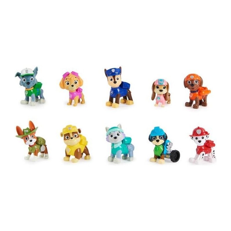 Coffret 10 figurines Pat' Patrouille 10eme anniversaire - PAW PATROL