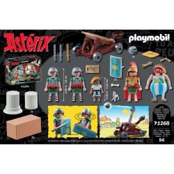 PLAYMOBIL 71268 Numerobis et la bataille du Palais, Siege des Romains, 56 pie...