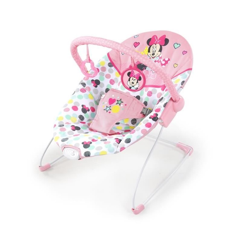 DISNEY BABY -MINNIE- Transat bébé Confettis, Arche avec jouets d'éveil amovib...
