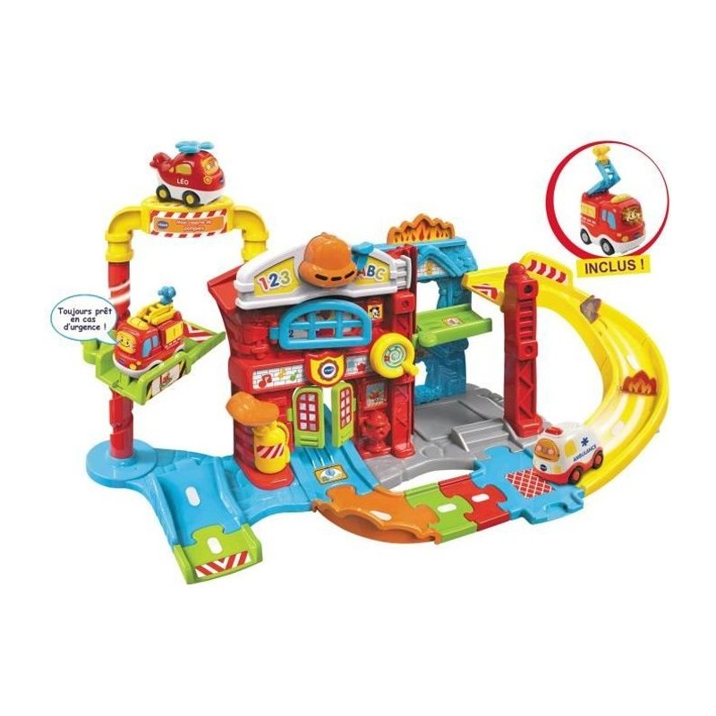 VTECH - Tut Tut Bolides - Maxi Caserne De Pompiers (+ Louis, Sos