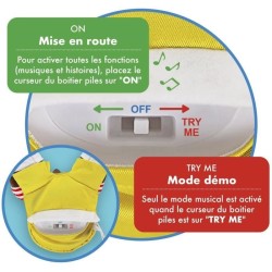 Gipsy Toys - Petit Ours Brun – Peluche Musicale Qui Parle Conteur d'Histoires...