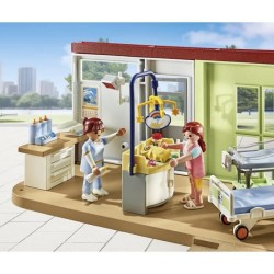 PLAYMOBIL 71616 Chambre de maternité, City Life, L'hôpital, Piece compatible ...