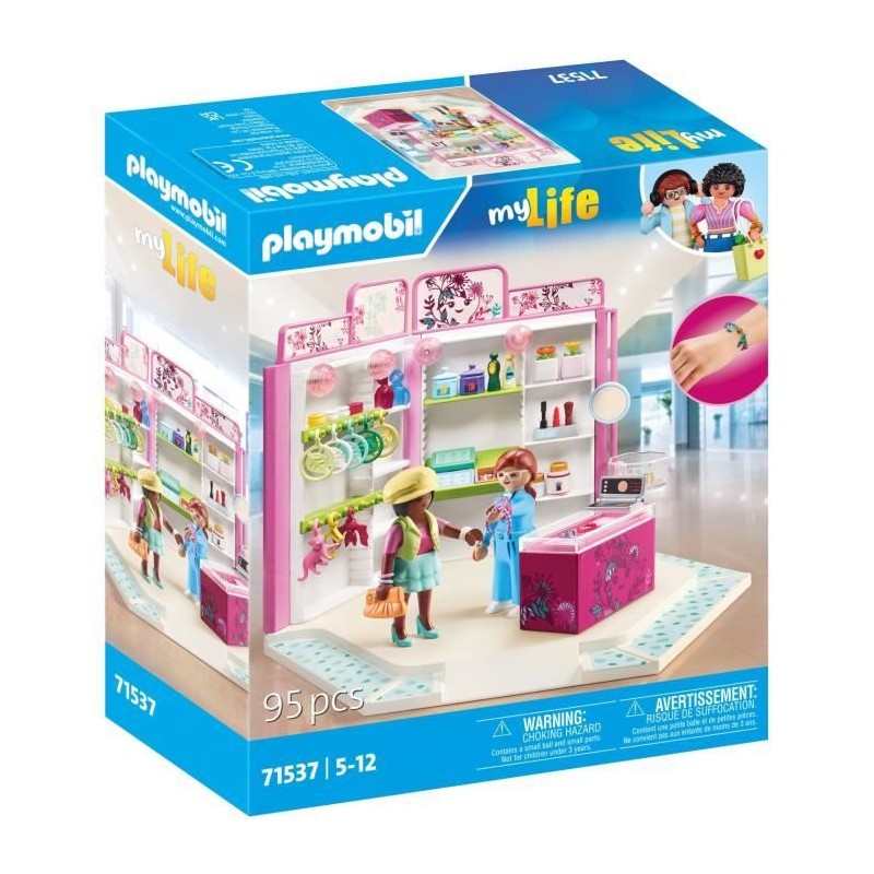 PLAYMOBIL 71537 Boutique d'accessoires, My Life, 95 pieces, Des 5 ans