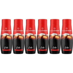 Concentrés SODASTREAM - Lot de 6 concentrés Cola - Jusqu'a 54L de boissons - ...