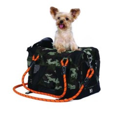Sac de transport - M PETS - REMIX 2 en 1 Camouflage & Orange - 41 x 28 x 28 c...