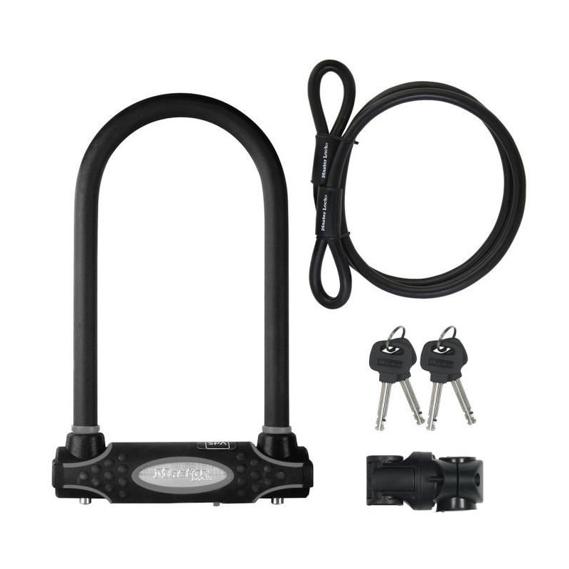 MASTER LOCK Antivol U avec Câble - A Clé