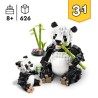 LEGO Creator 31165 3-en-1 Animaux sauvages : la famille de pandas Jeu pour fi...