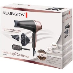 Remington D5706 Coffret Coiffure, Seche-Cheveux Ionique Curl Confidence 2200W...