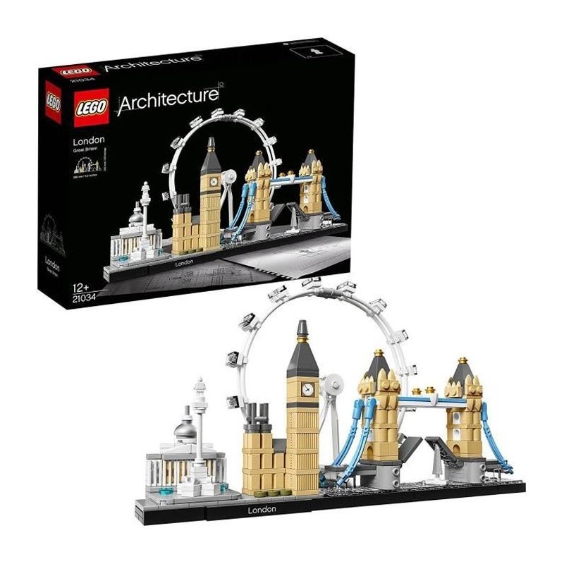 LEGO Architecture 21034 - Londres - 468 pieces - a partir de 12 ans - Mixte -...