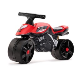 Porteur Baby Moto Falk Racing Team - Draisienne  - Larges roues - Rouge - 40%...