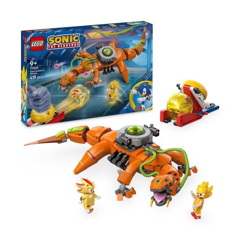 LEGO Sonic the Hedgehog 77003 Super Shadow contre Biolizard Cadeau pour gamer...