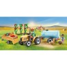 PLAYMOBIL 71442 Fermier avec tracteur et citerne, Country la vie a la ferme, ...