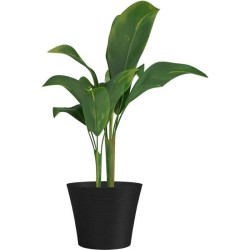 Pot de fleurs - GARDEN ID - Green Care Sense Noir-Anthracite - 40 x 34 cm - G...