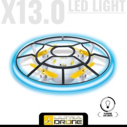 MONDO MOTORS - Drone radiocommandé - Effets lumineux - Ultradrone X13 LED Lig...