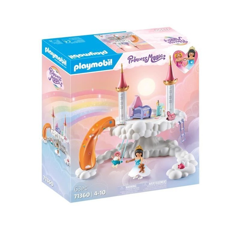 PLAYMOBIL 71360 Nurserie dans les nuages, Princess Magic, 63 pieces, Des 4 ans