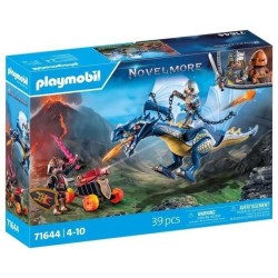 PLAYMOBIL 71644 Combattants avec dragons et canon, Novelmore, Dragon, 39 piec...