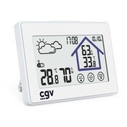 Station météo sans fil - CGV - MY METEO-1BM - Contrôle tactile - Horloge et c...