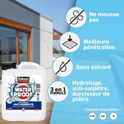 Revetement d'étanchéité - RUBSON - Waterproof - Traitement murs humides - Mur...