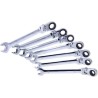 Jeu de 7 Clés mixtes a cliquet - PRECISION STEEL -  8 / 9 / 10 / 11 / 12 / 13...