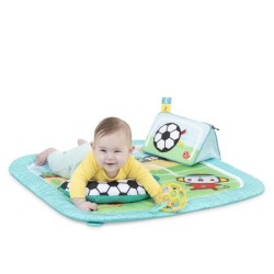 BRIGHT STARTS Tapis d'Eveil bébé Football, Arche de jeu avec jouets Oball, Mu...