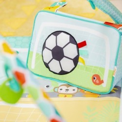 BRIGHT STARTS Tapis d'Eveil bébé Football, Arche de jeu avec jouets Oball, Mu...