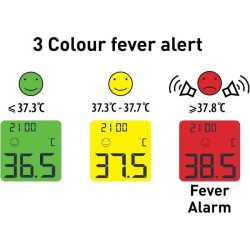 Thermometre frontal numérique - DREAMBABY - Infrarouge sans contact - Mesure ...