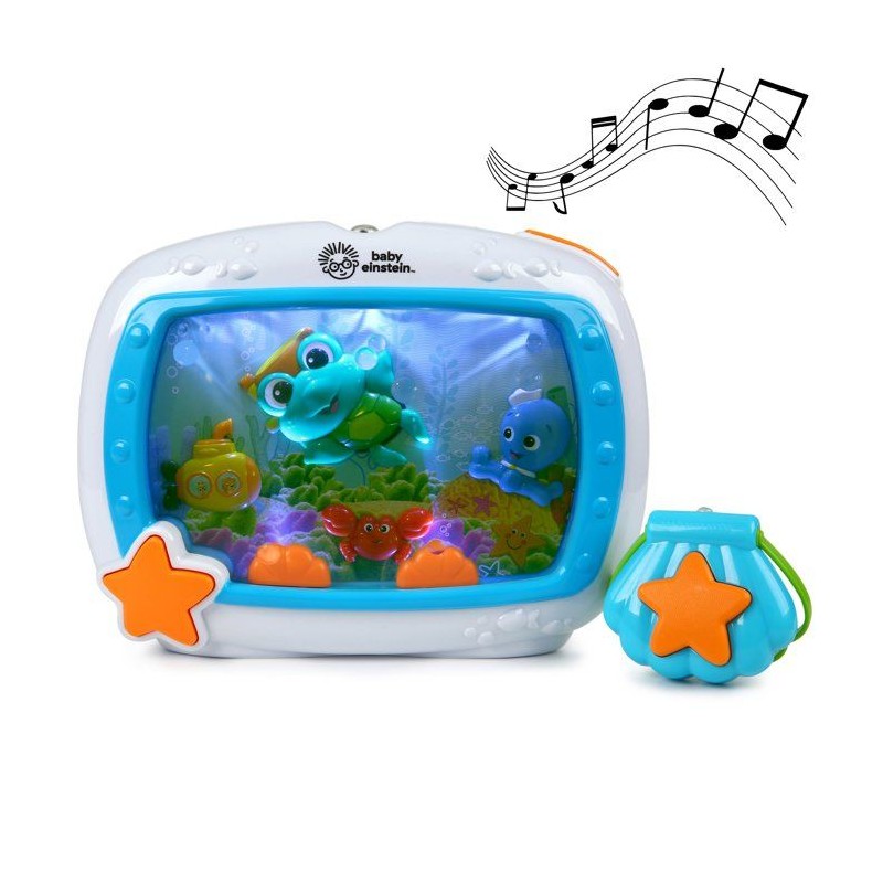 BABY EINSTEIN – Veilleuse bébé Reves Marins – Aquarium musical & sons de l'oc...