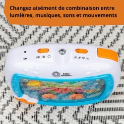 BABY EINSTEIN – Veilleuse bébé Reves Marins – Aquarium musical & sons de l'oc...