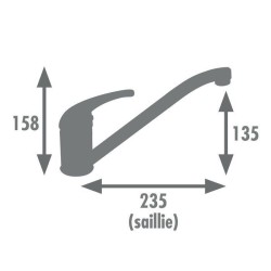 Edouard Rousseau -Mitigeur Evier RAVEA - Fabrication Française - Certifié NF ...