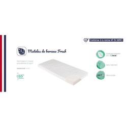 Matelas De Berceau Fresh CANDIDE  50x83x5cm, Sans Traitement, Idéal Cododo, T...