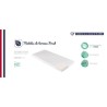 Matelas De Berceau Fresh CANDIDE  50x83x5cm, Sans Traitement, Idéal Cododo, T...