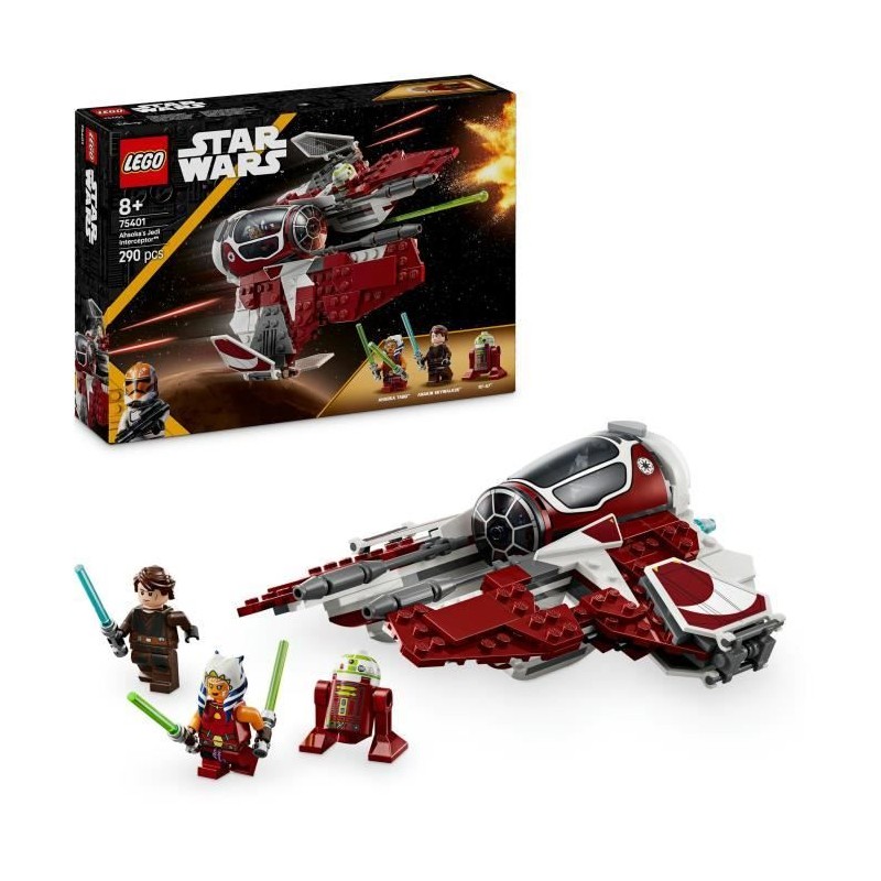 LEGO Star Wars : The Clone Wars 75401 Le Jedi Interceptor d'Ahsoka - Jeu de c...