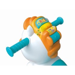 Clementoni - Cheval a bascule et a roues -Crinere avec boutons